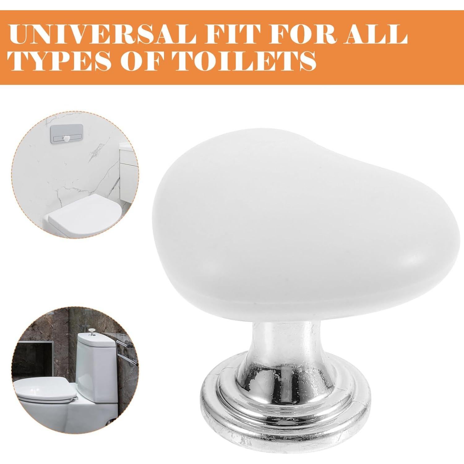 Botón de Tanque de Inodoro Hemoton Corazón 4 Piezas