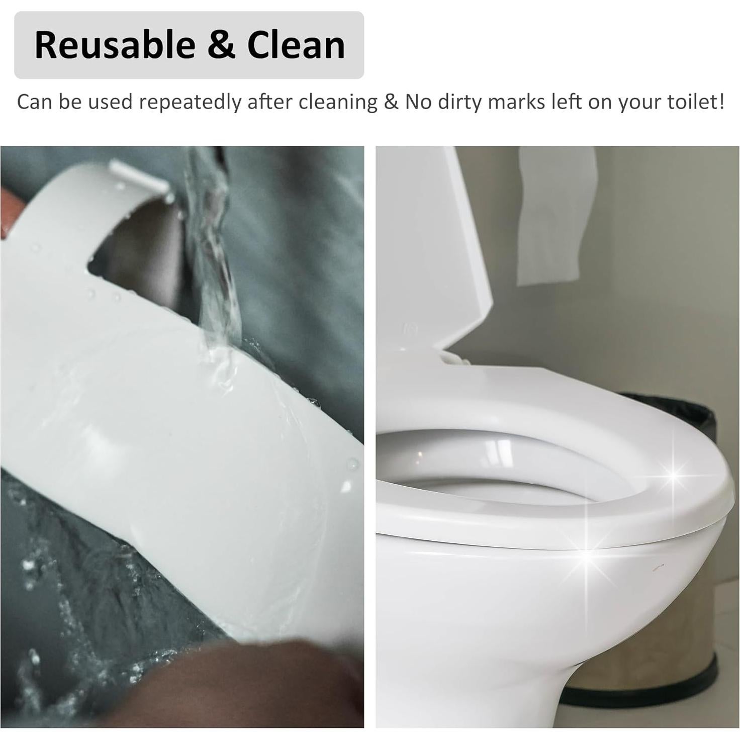 Deflector de Orina Universal TPE para Inodoro - 2 Piezas