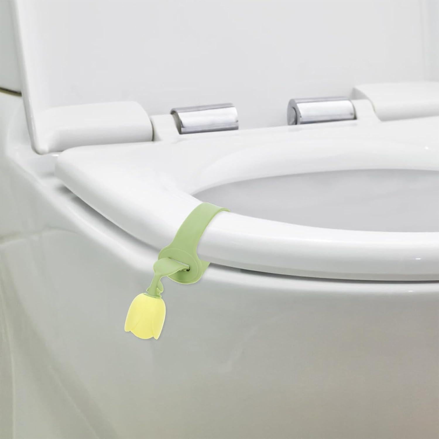 Elevador de Asiento y Tapa de Inodoro Aboofan Verde Silicona