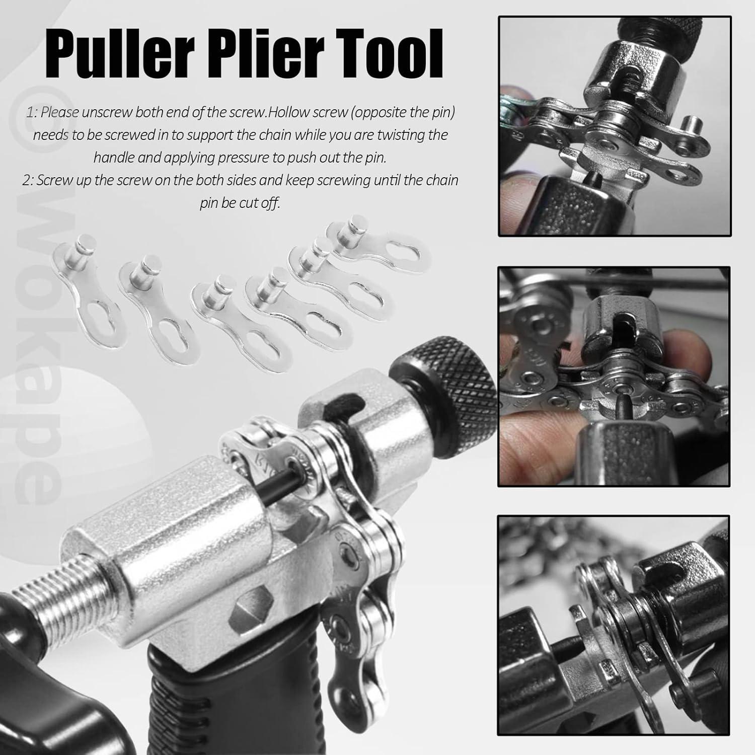 Kit de Herramientas de Cadena de Bicicleta Wokape 12 Piezas