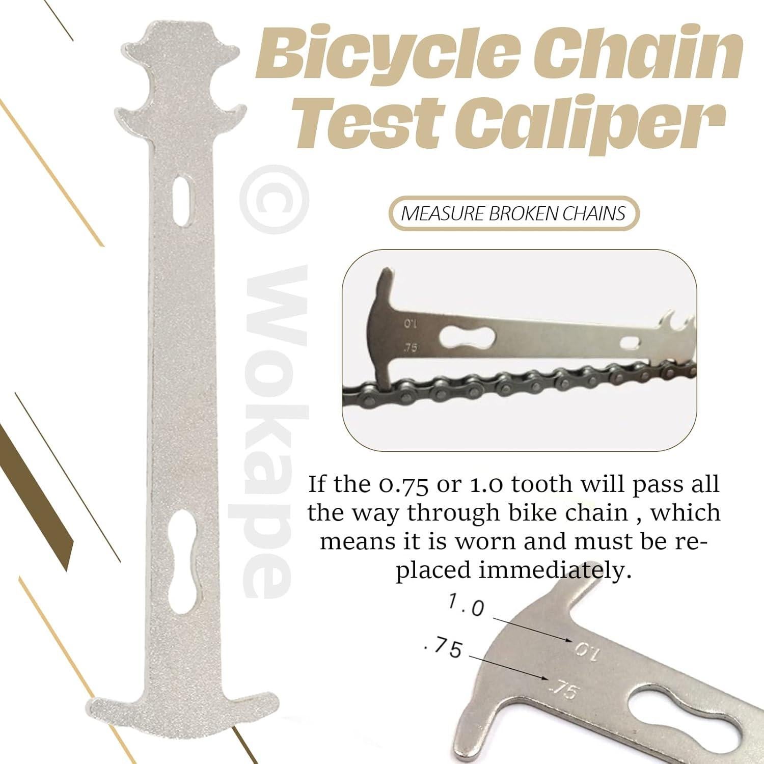 Kit de Herramientas de Cadena de Bicicleta Wokape 12 Piezas