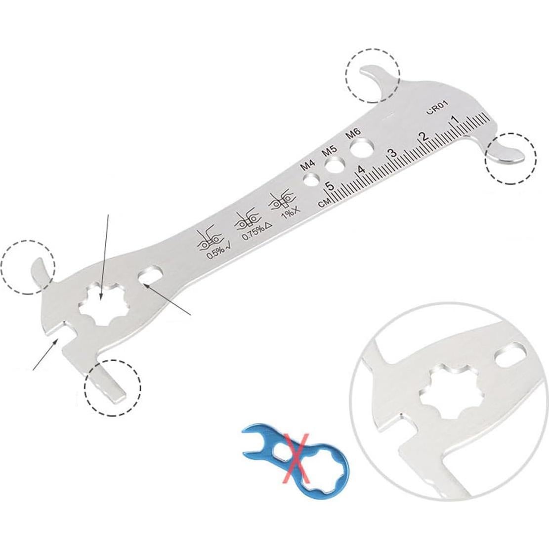 Medidor de Cadena 6 en 1 HOUSON para Bicicleta de Montaña