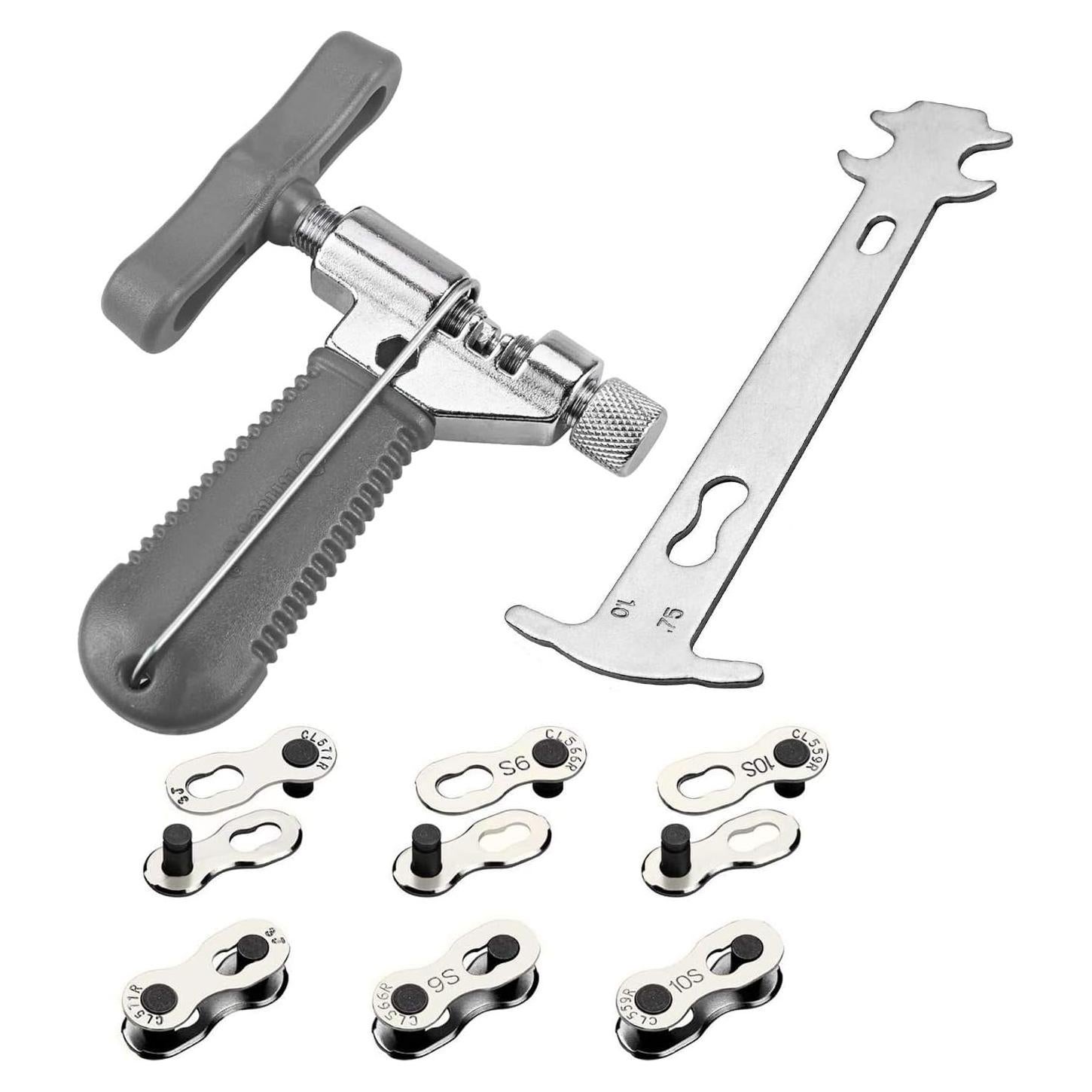 Kit de Herramientas de Reparación de Cadenas Qkurt - 14 Piezas