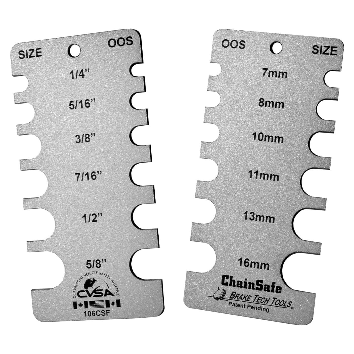 Medidor de Desgaste de Cadena Chainsafe Brake Tech BT-106CSF