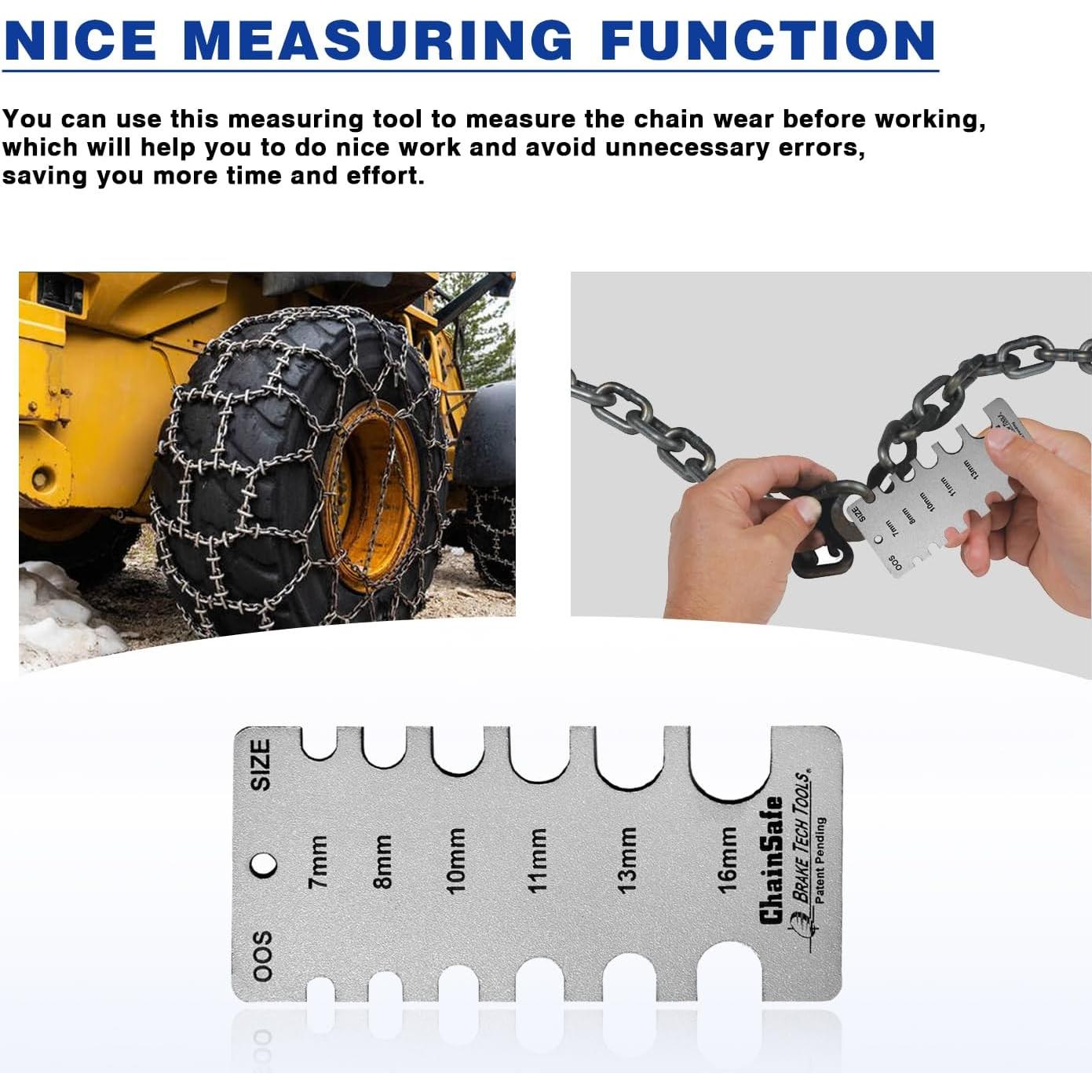 Medidor de Desgaste de Cadena Chainsafe Brake Tech BT-106CSF