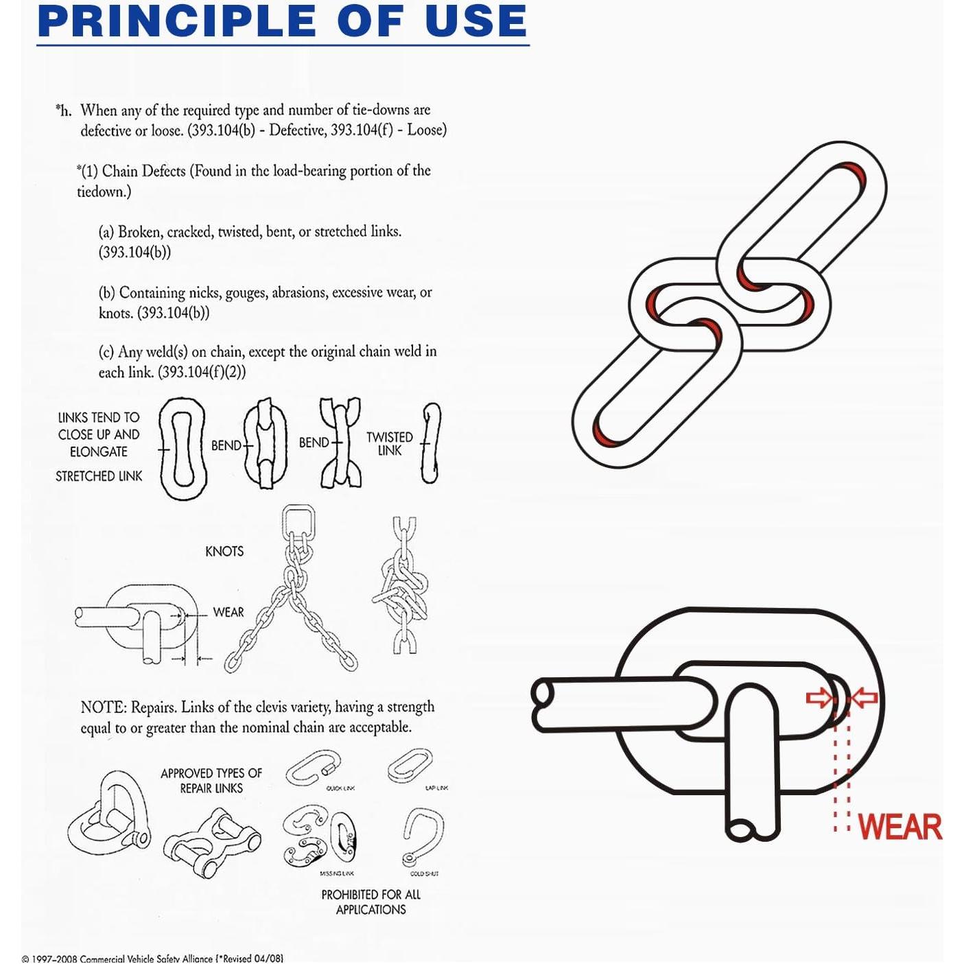 Medidor de Desgaste de Cadena Chainsafe Brake Tech BT-106CSF