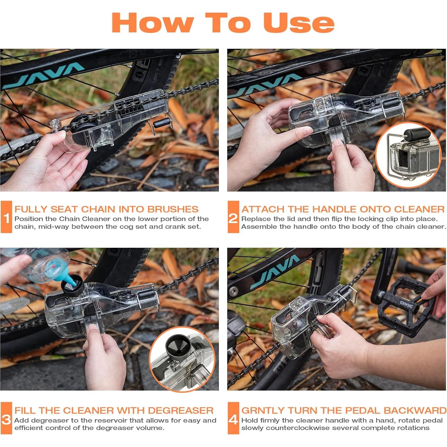 Limpiador de Cadena de Bicicleta Super B TB-3209 - Fácil Uso