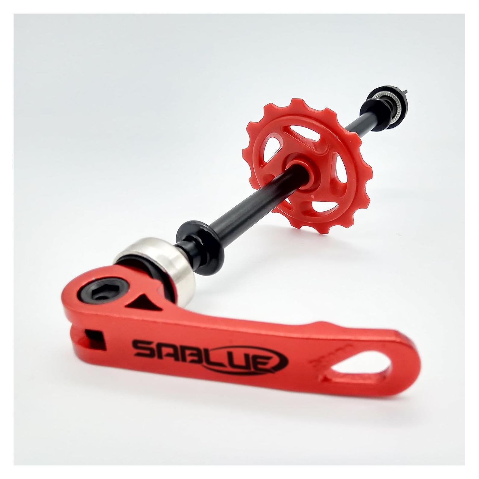 Soporte de Cadena de Bicicleta SABLUE FLOAT ON AXLE Rojo