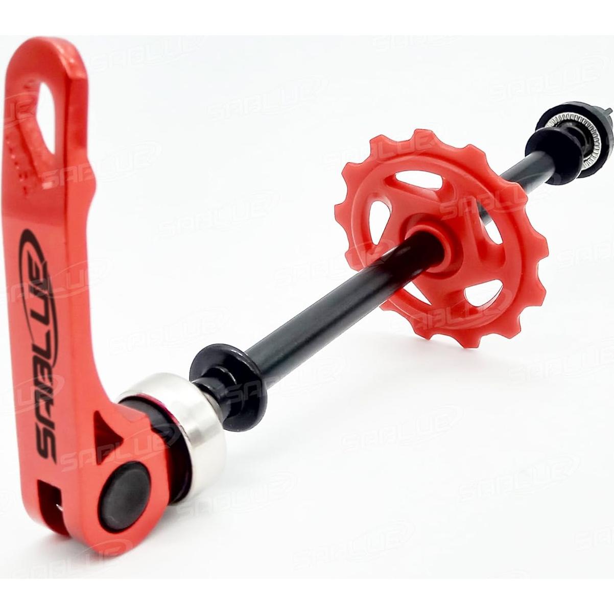 Soporte de Cadena de Bicicleta SABLUE FLOAT ON AXLE Rojo