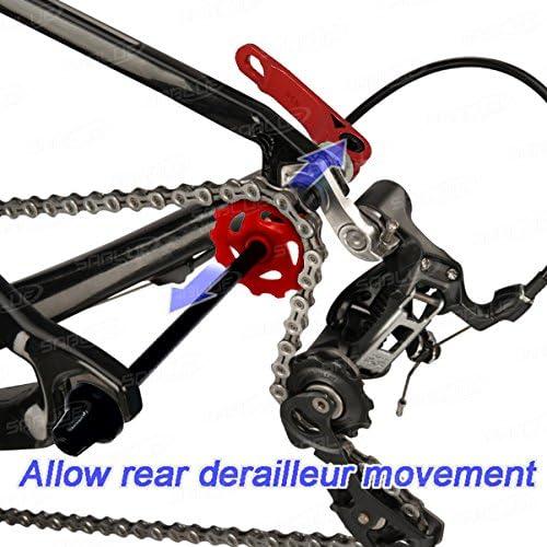 Soporte de Cadena de Bicicleta SABLUE FLOAT ON AXLE Rojo