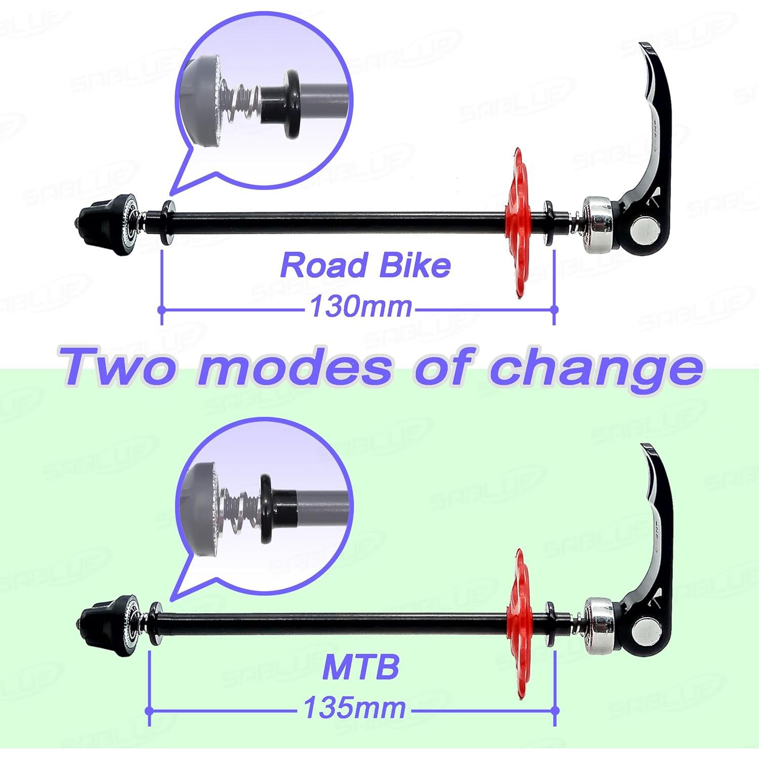 Soporte de Cadena de Bicicleta SABLUE FLOAT ON AXLE Rojo