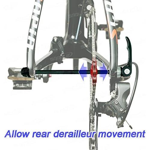 Soporte de Cadena de Bicicleta SABLUE FLOAT ON AXLE Rojo