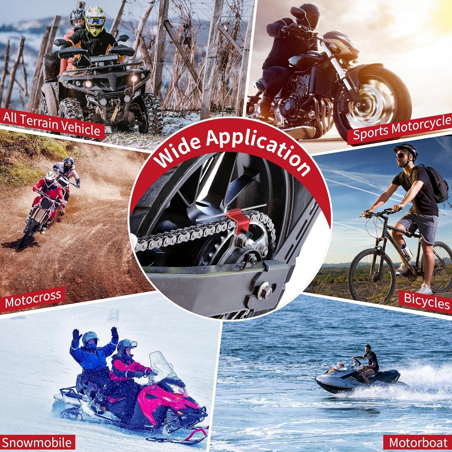 Herramienta de Alineación de Cadena Dunkive para Motocicletas