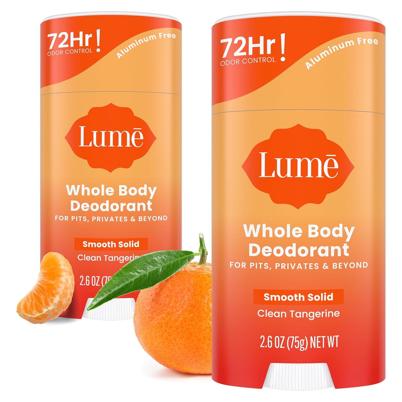 Desodorante Corporal Lume - Barra Sólida 74.8g - Mandarina Limpia