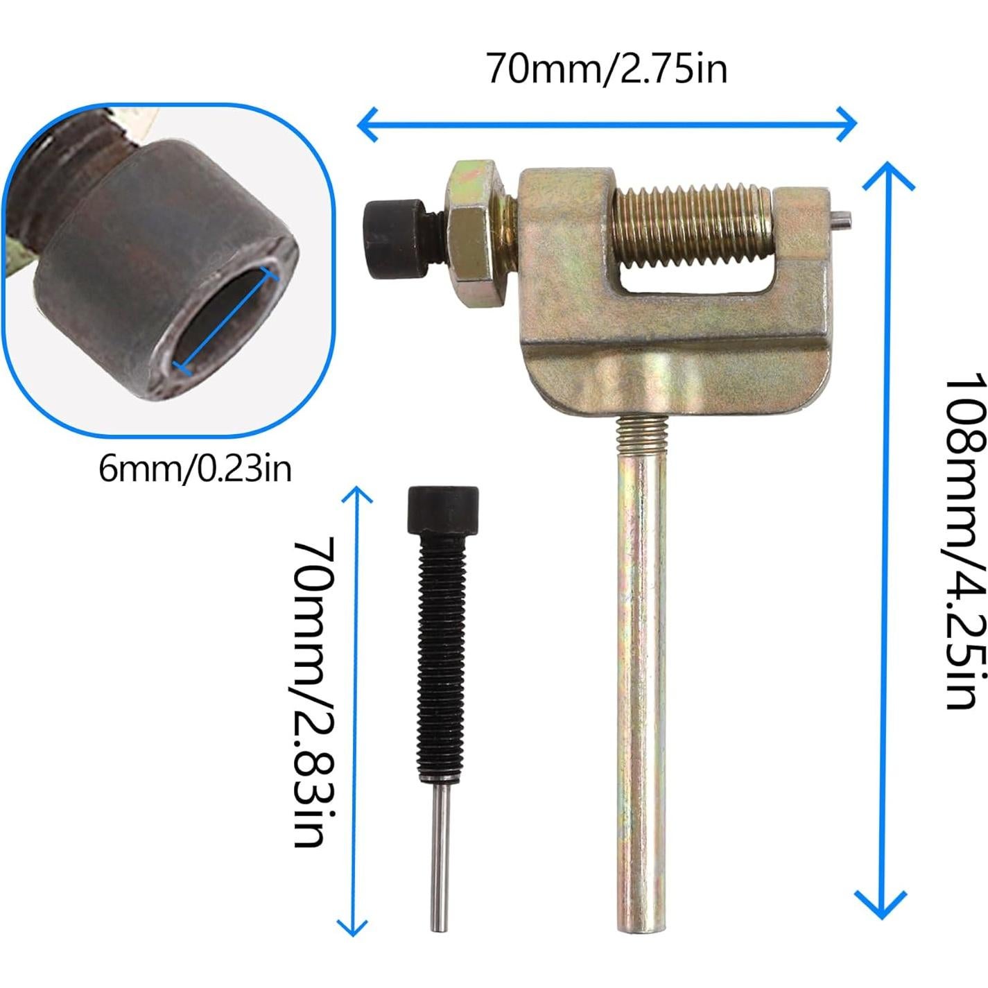 Rompe Cadena Universal PLAXNS 06B 06C 35h T8F para Moto y Bicicleta