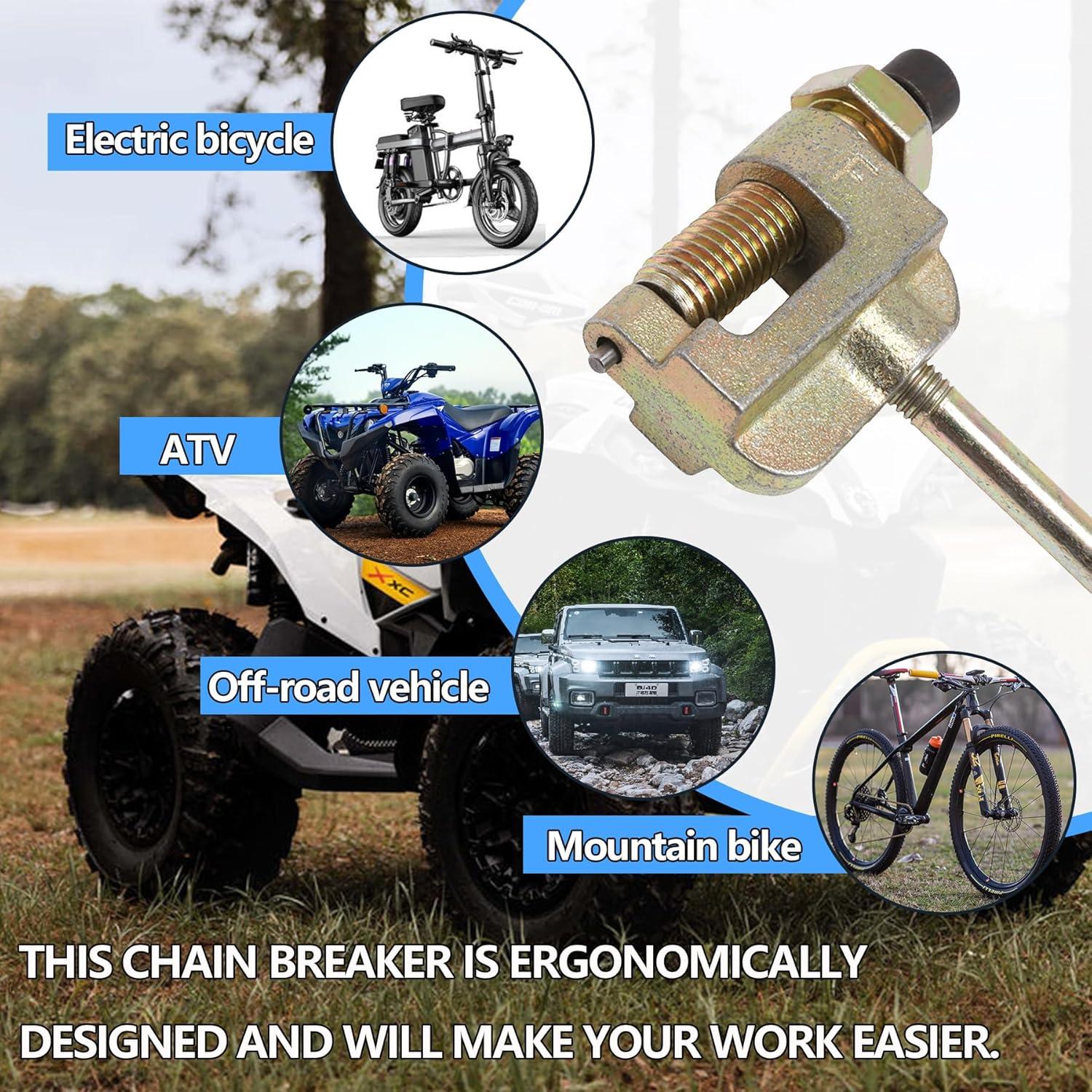 Rompe Cadena Universal PLAXNS 06B 06C 35h T8F para Moto y Bicicleta