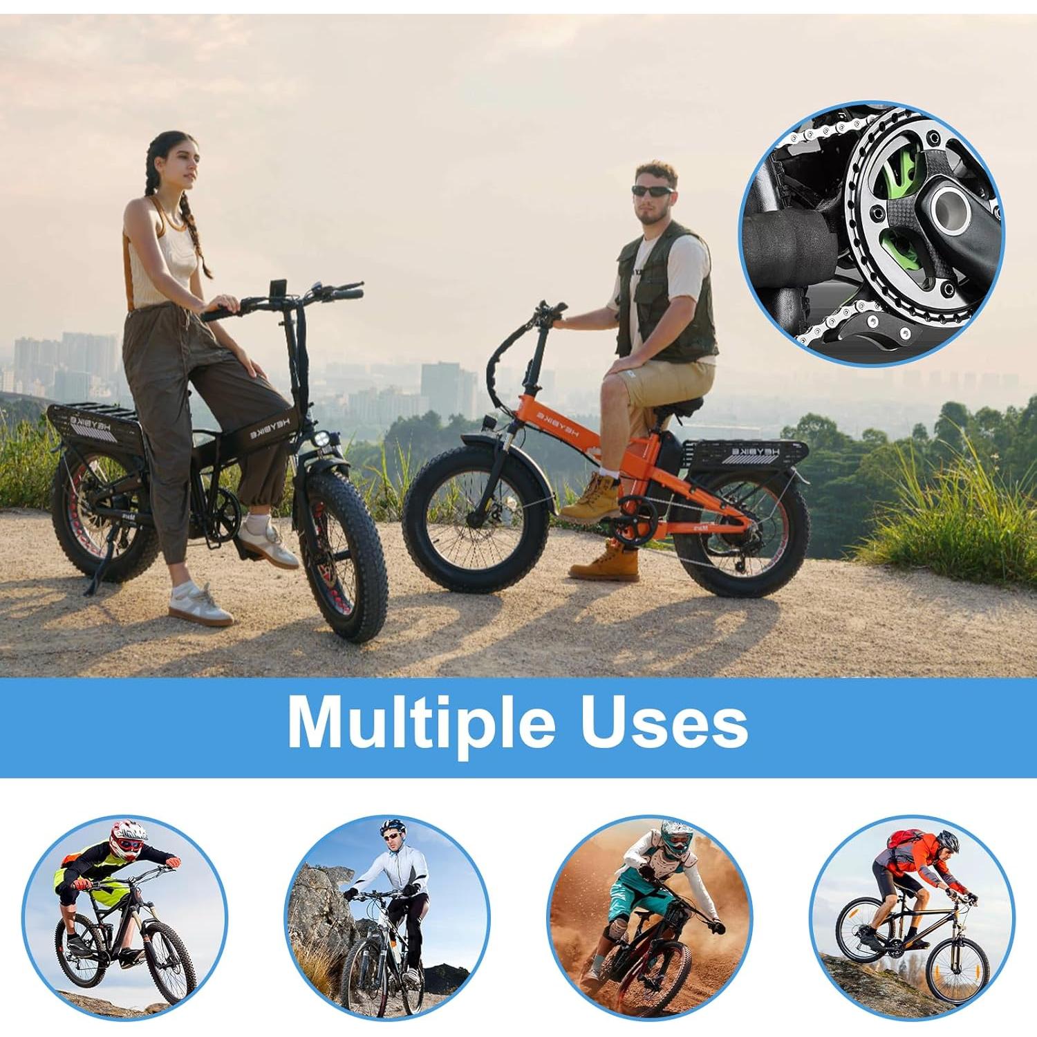 Cadena de Bicicleta HUFATWINS 8/9/16/18/24/27 Velocidades 116 Enlaces