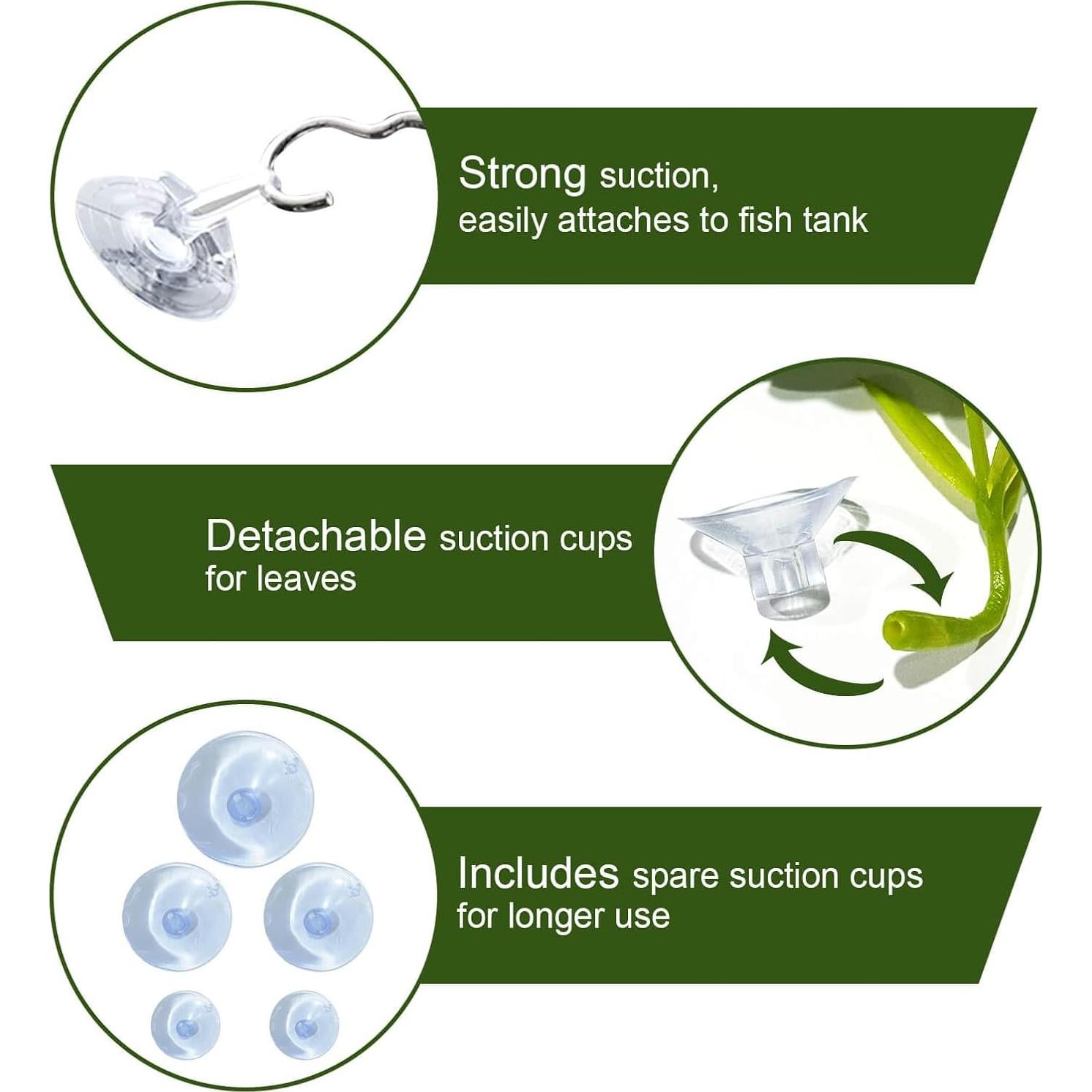 Juego de Accesorios para Acuario Betta BaoZqua 5 Piezas