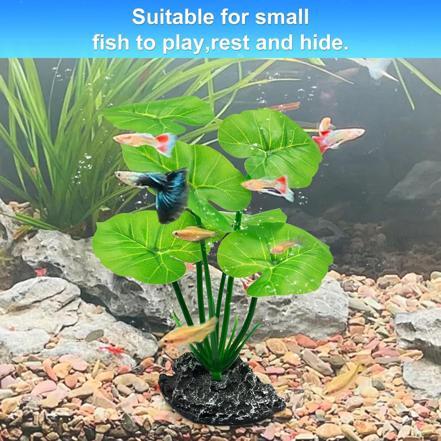 Plantas Artificiales para Acuario Uoiispet - 2 Unidades Verde