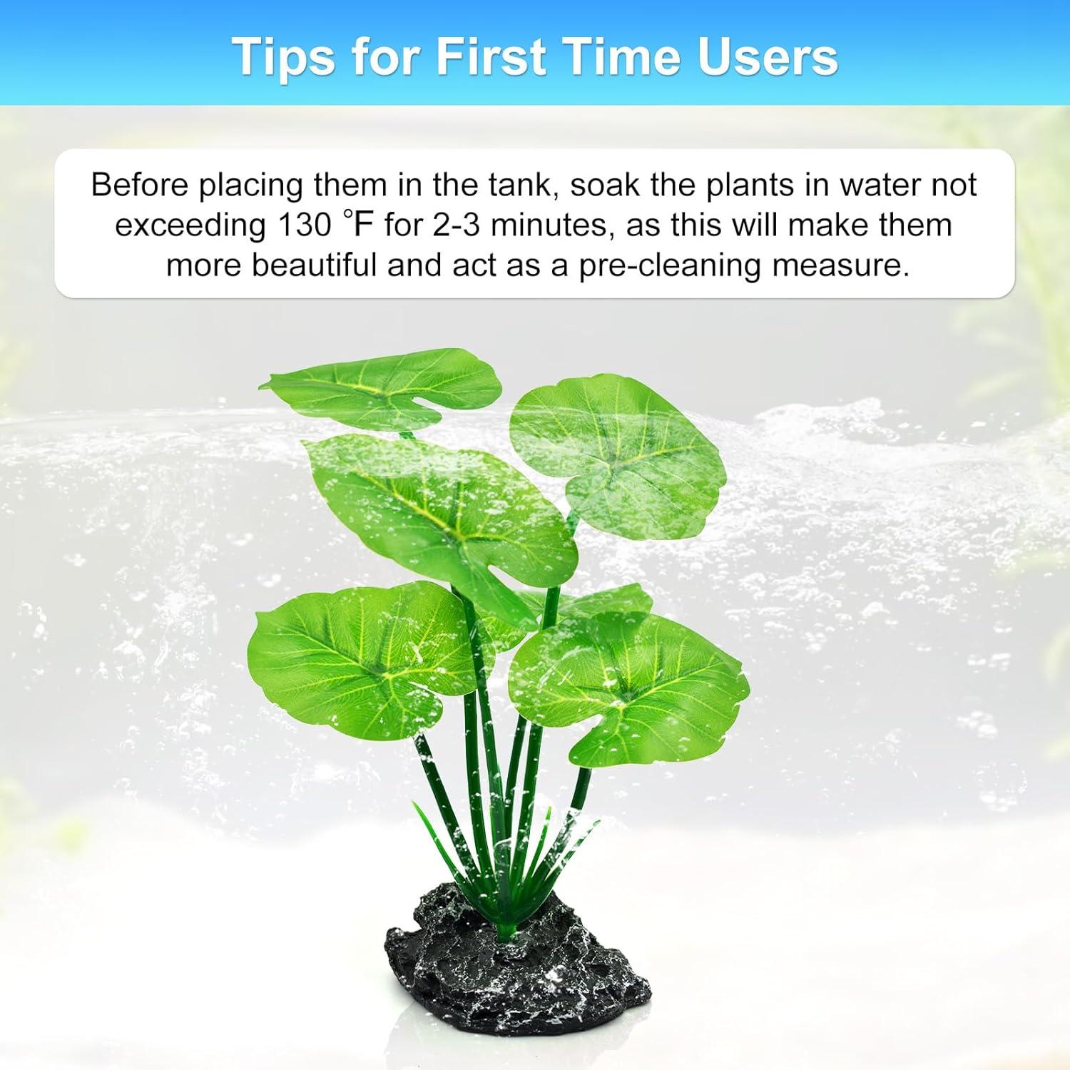 Plantas Artificiales para Acuario Uoiispet - 2 Unidades Verde