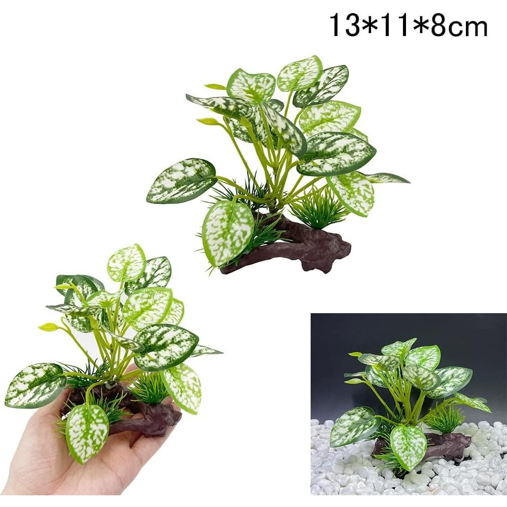 Decoración para Acuarios Smoothedo-Pets 5 Piezas Hoja Artificial