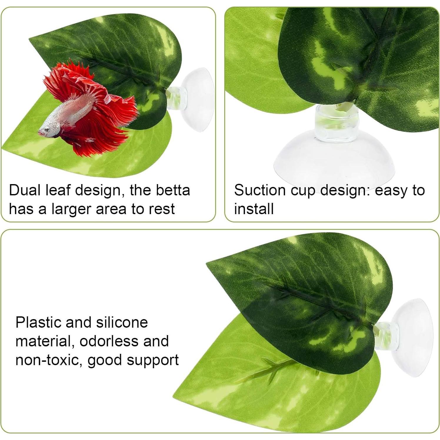 3 Piezas Decoraciones para Acuario Psyqtsuary - Plantas Artificiales