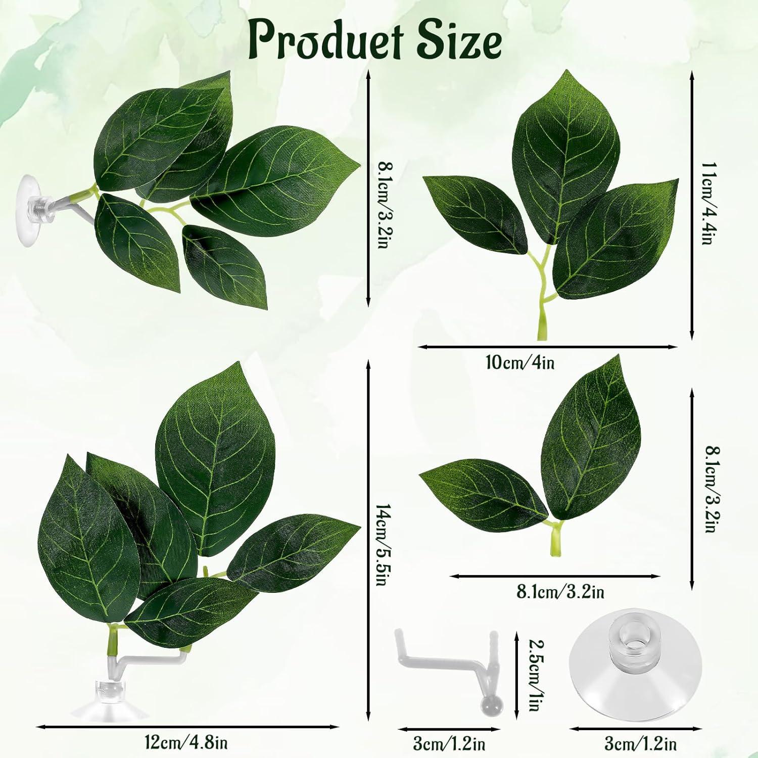 Accesorios para Acuario Ymapinc - 4 Hojas de Betta Ajustables