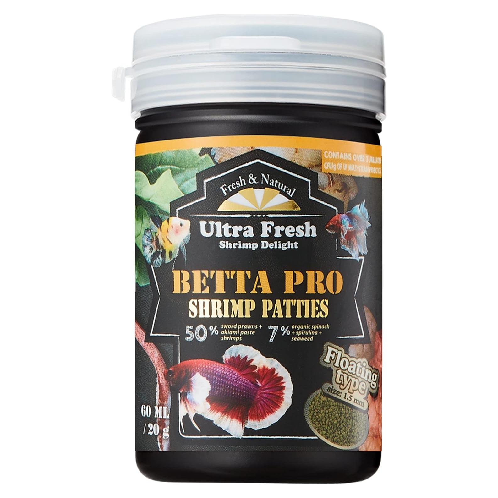 Alimento para Betta Ultra Fresh 19.84 g - Camarón Espada Natural
