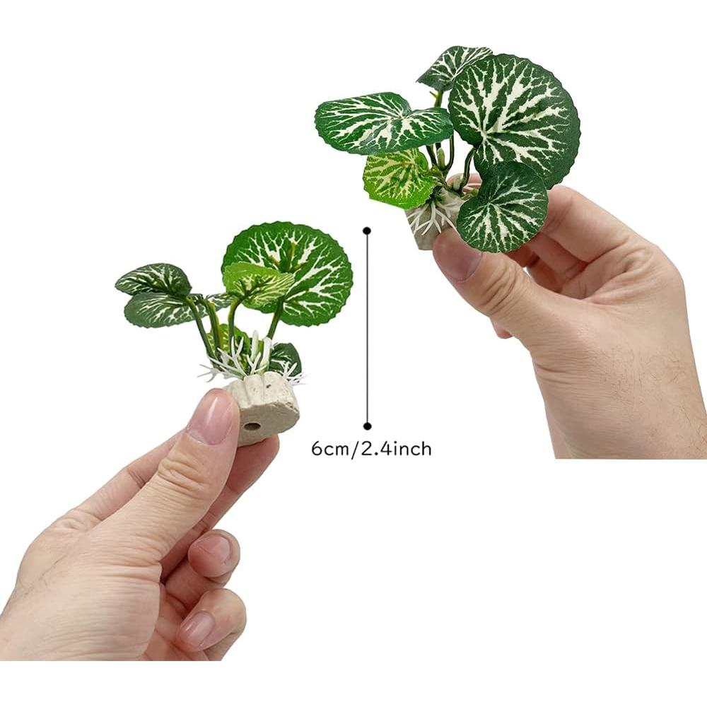 Decoración Acuario Smoothedo-Pets Almohadilla Hoja Betta 15.24cm