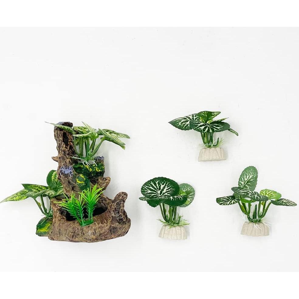 Decoración Acuario Smoothedo-Pets Almohadilla Hoja Betta 15.24cm