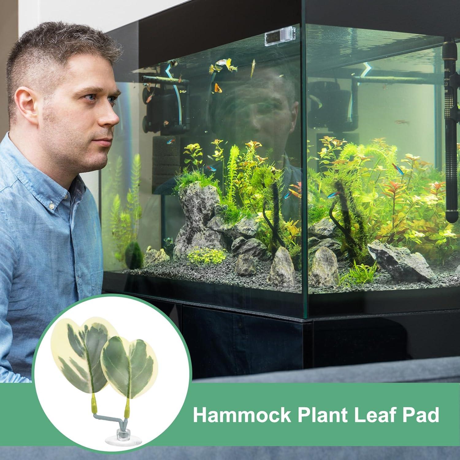 Almohadilla de Hoja para Peces Betta M METERXITY 85x110mm