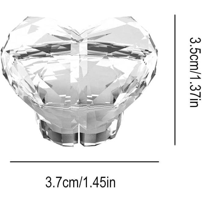 Botones de Tanque de Inodoro Corazón YuanHolumid - 2 Piezas