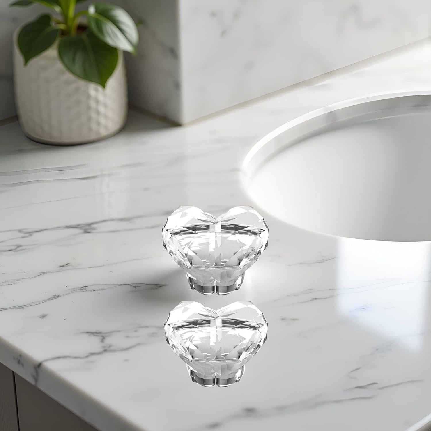 Botones de Tanque de Inodoro Corazón YuanHolumid - 2 Piezas