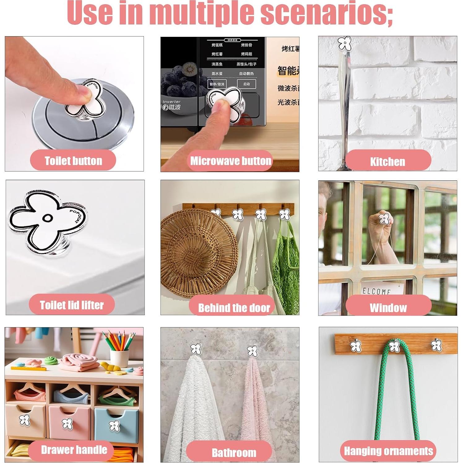 Juego Botón Descarga Inodoro y Levantador Tapa Lasuroa Negro