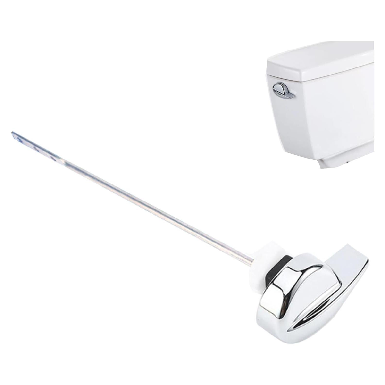 Mango de descarga inodoro HGJST cromo montaje lateral universal