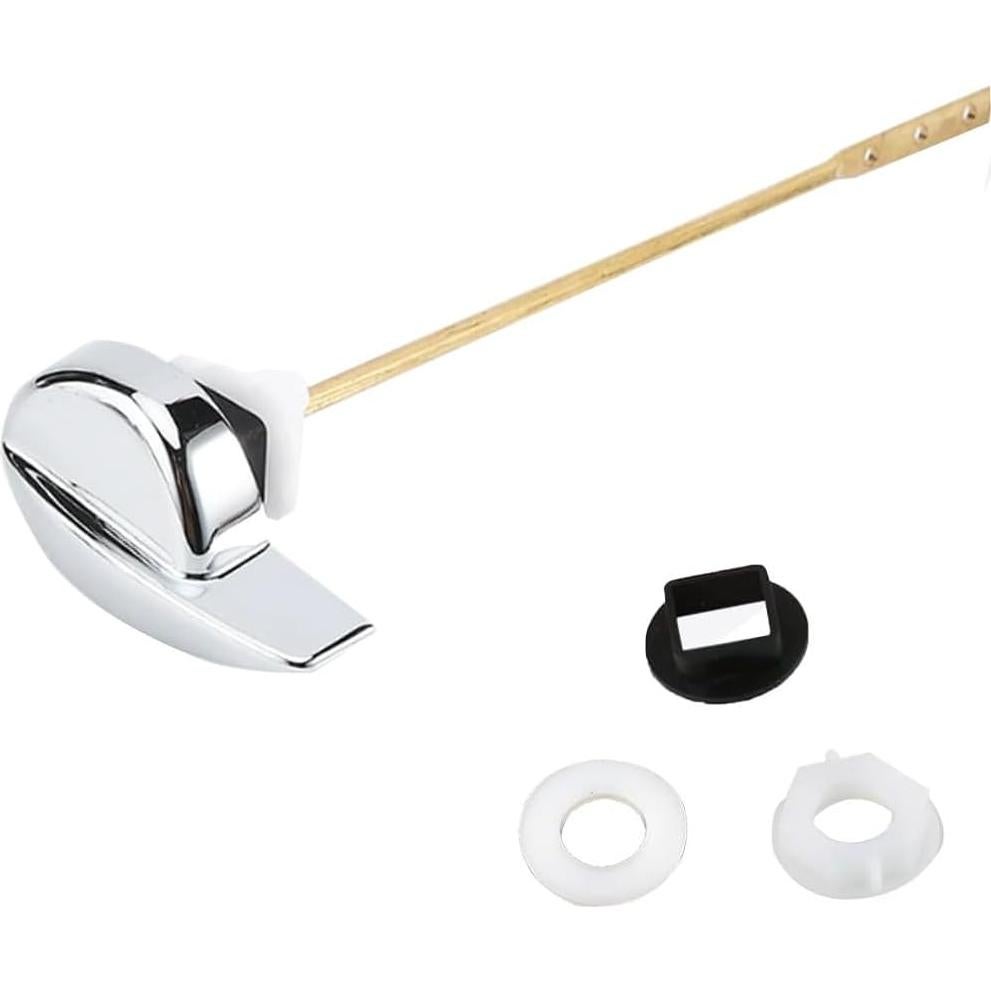 Mango de descarga inodoro HGJST cromo montaje lateral universal