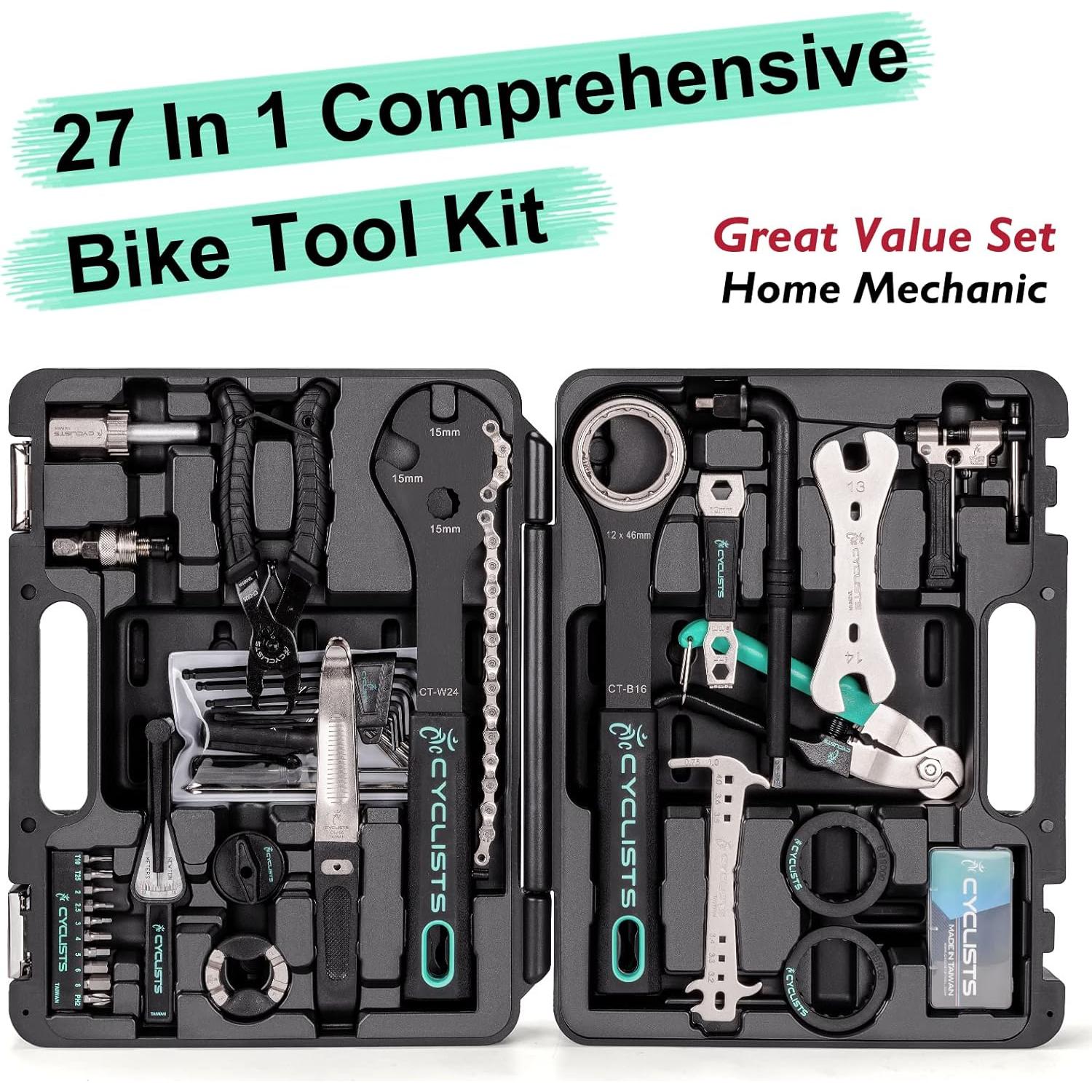 Kit de Herramientas para Bicicleta CYCLISTS 27 Piezas