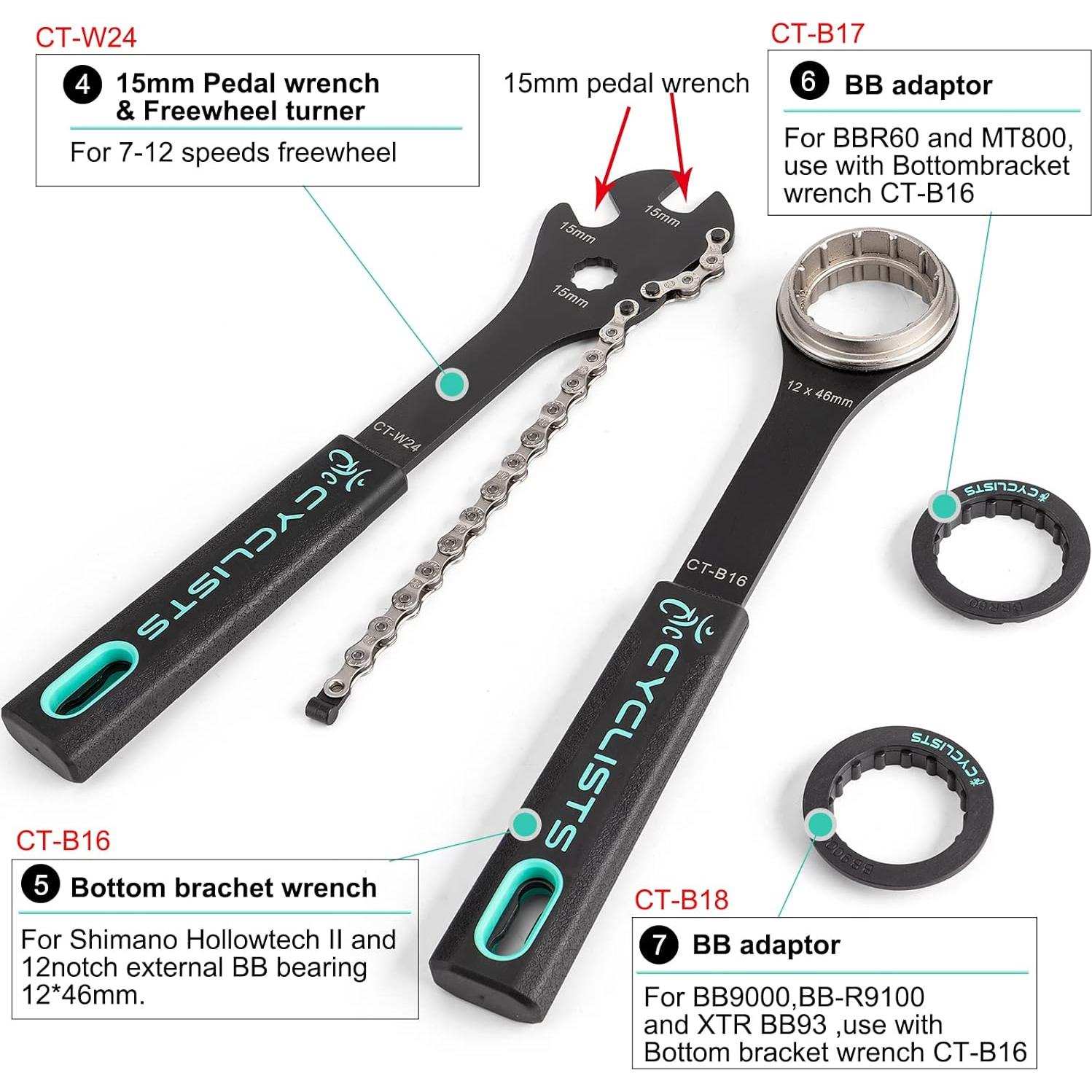 Kit de Herramientas para Bicicleta CYCLISTS 27 Piezas