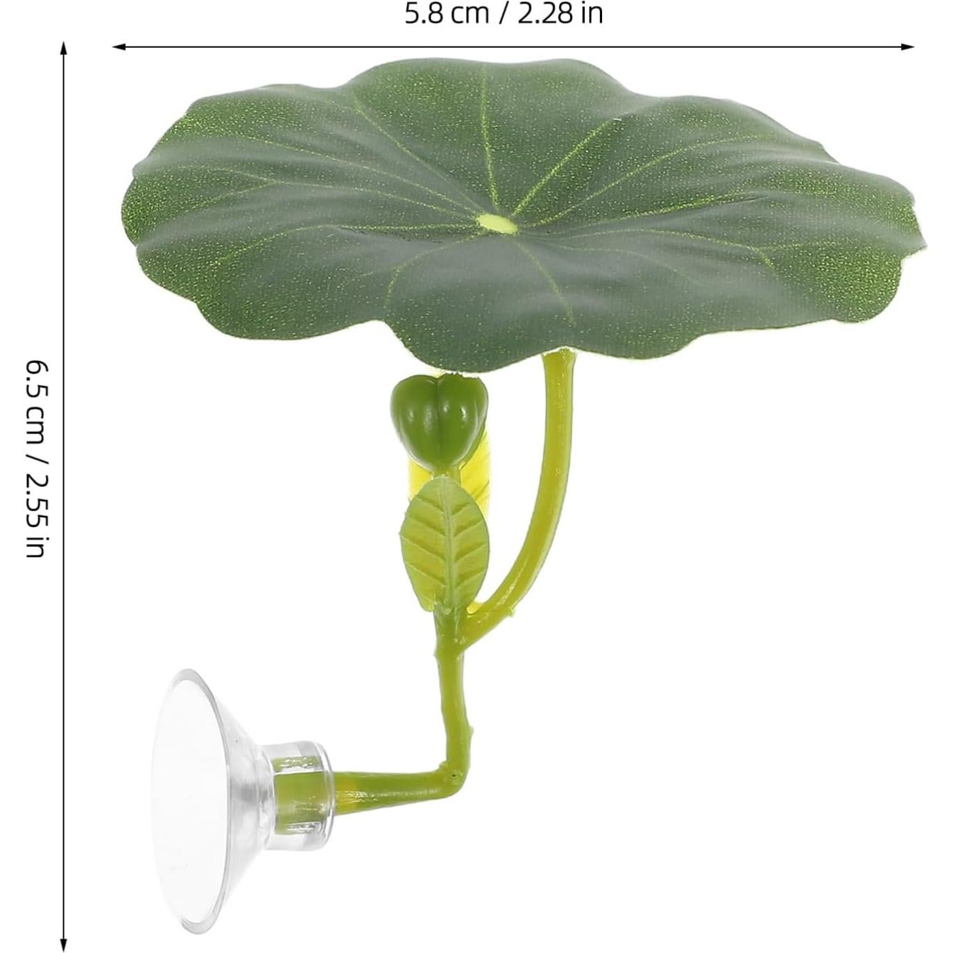 Hamaca de Hoja Artificial INOOMP para Peces Betta - Verde