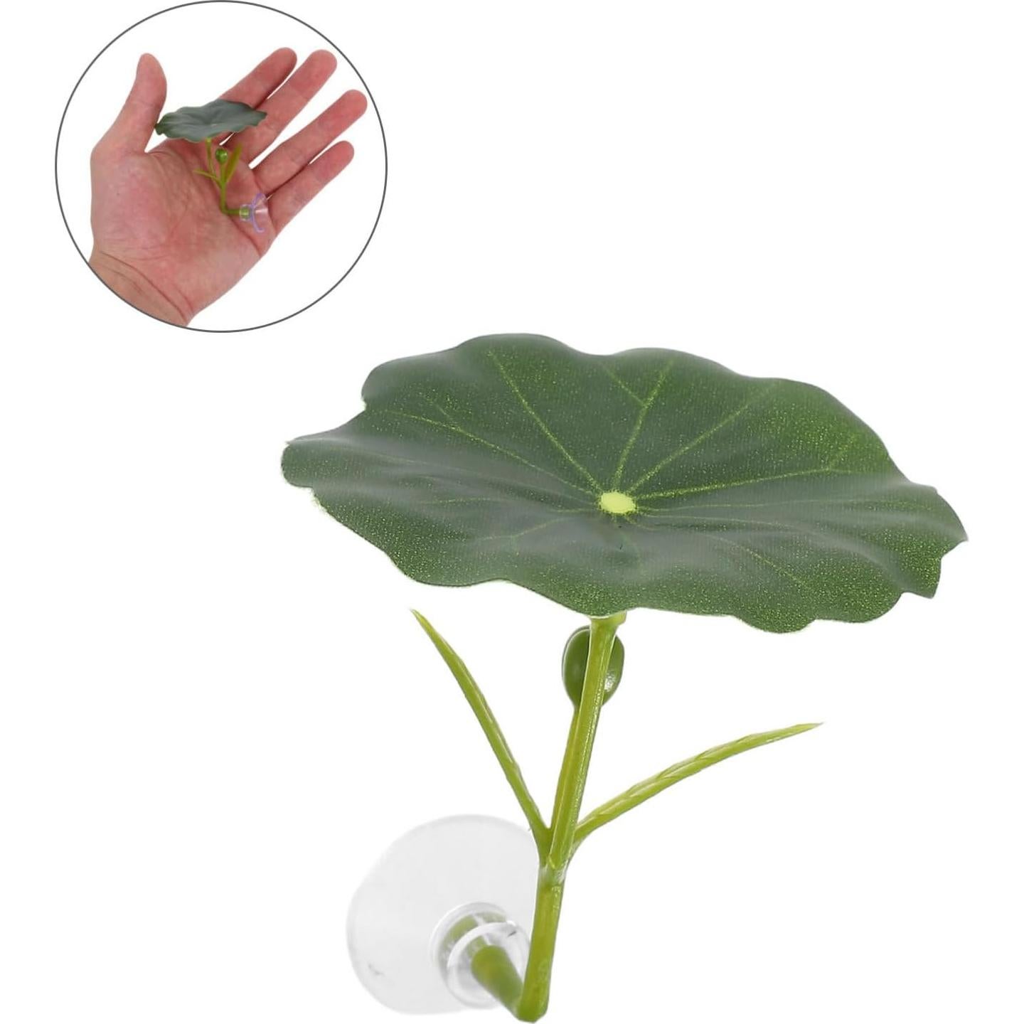 Hamaca de Hoja Artificial INOOMP para Peces Betta - Verde