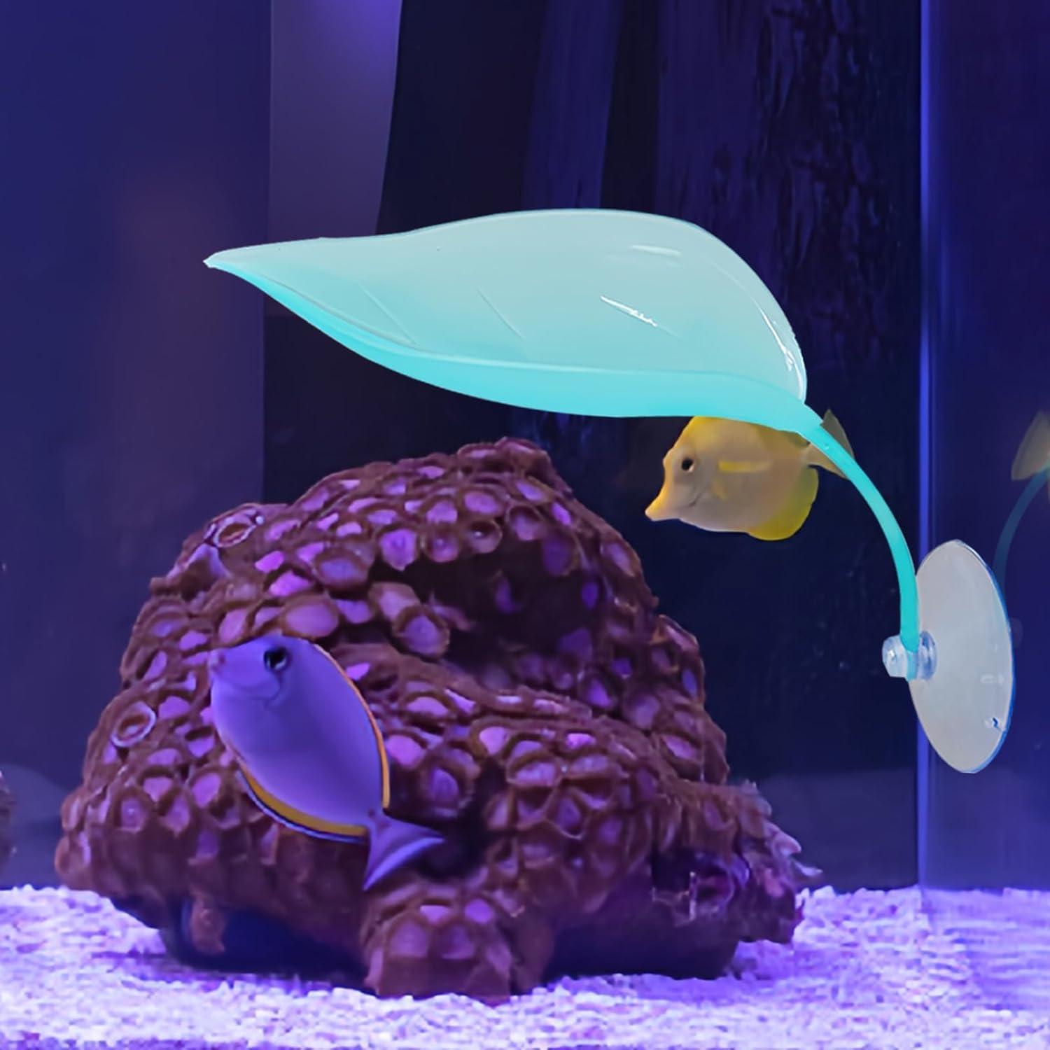 Hamaca para Peces Betta Jwizyotr 4PCS - Hojas de Descanso Coloridas