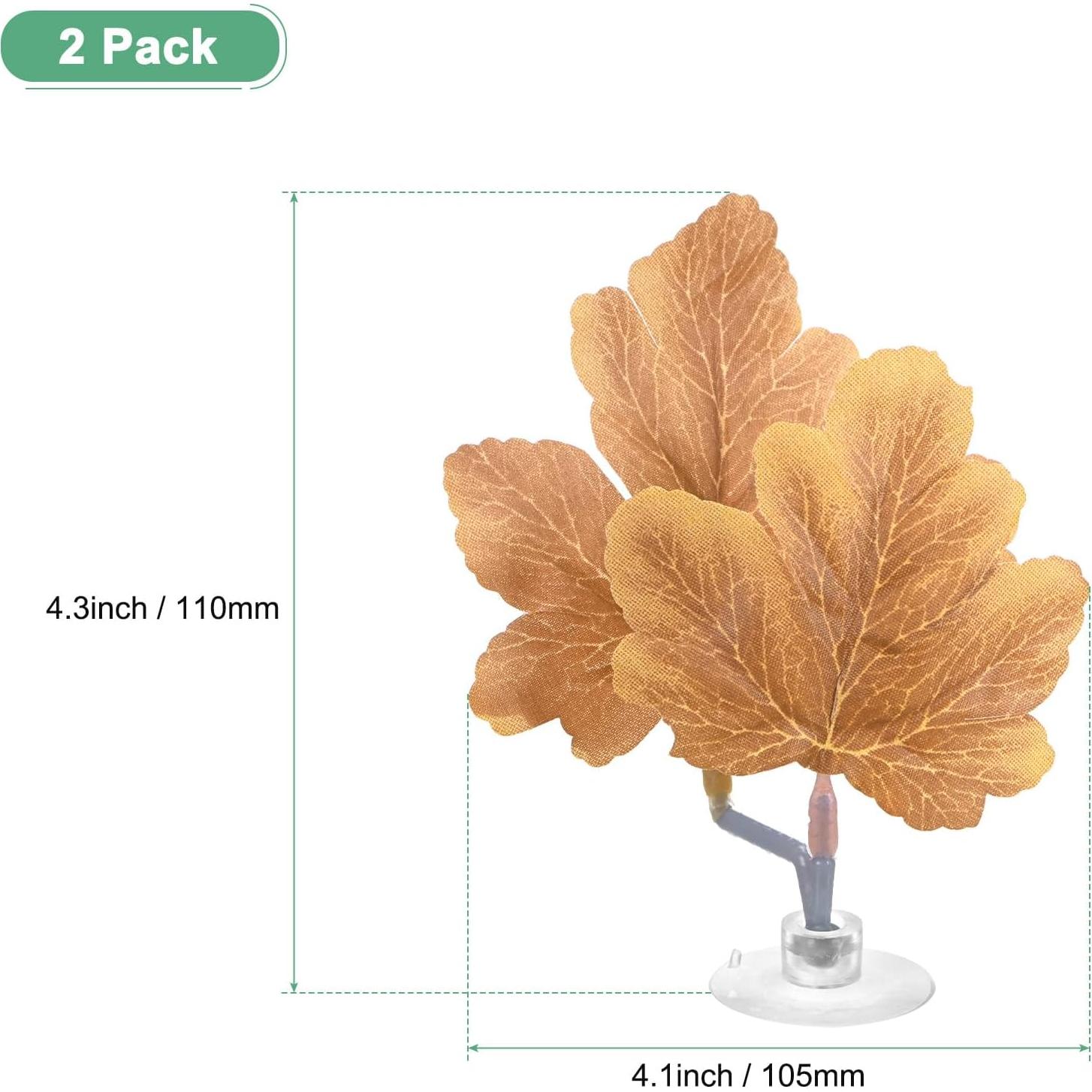 Hojas de descanso para peces Betta M METERXITY - 2 unidades