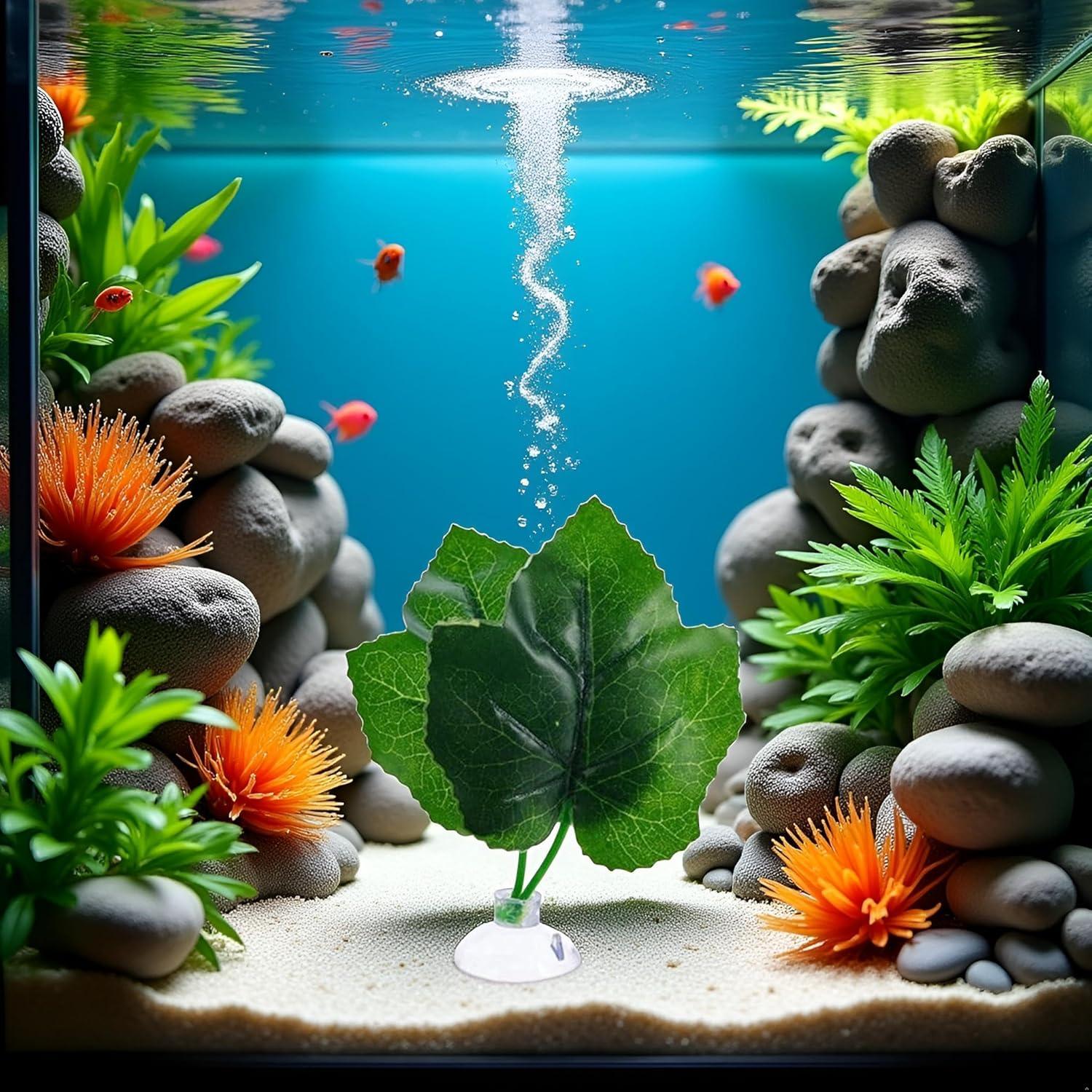 Hamaca Acuática para Peces Betta Rosojodg con Ventosa Verde