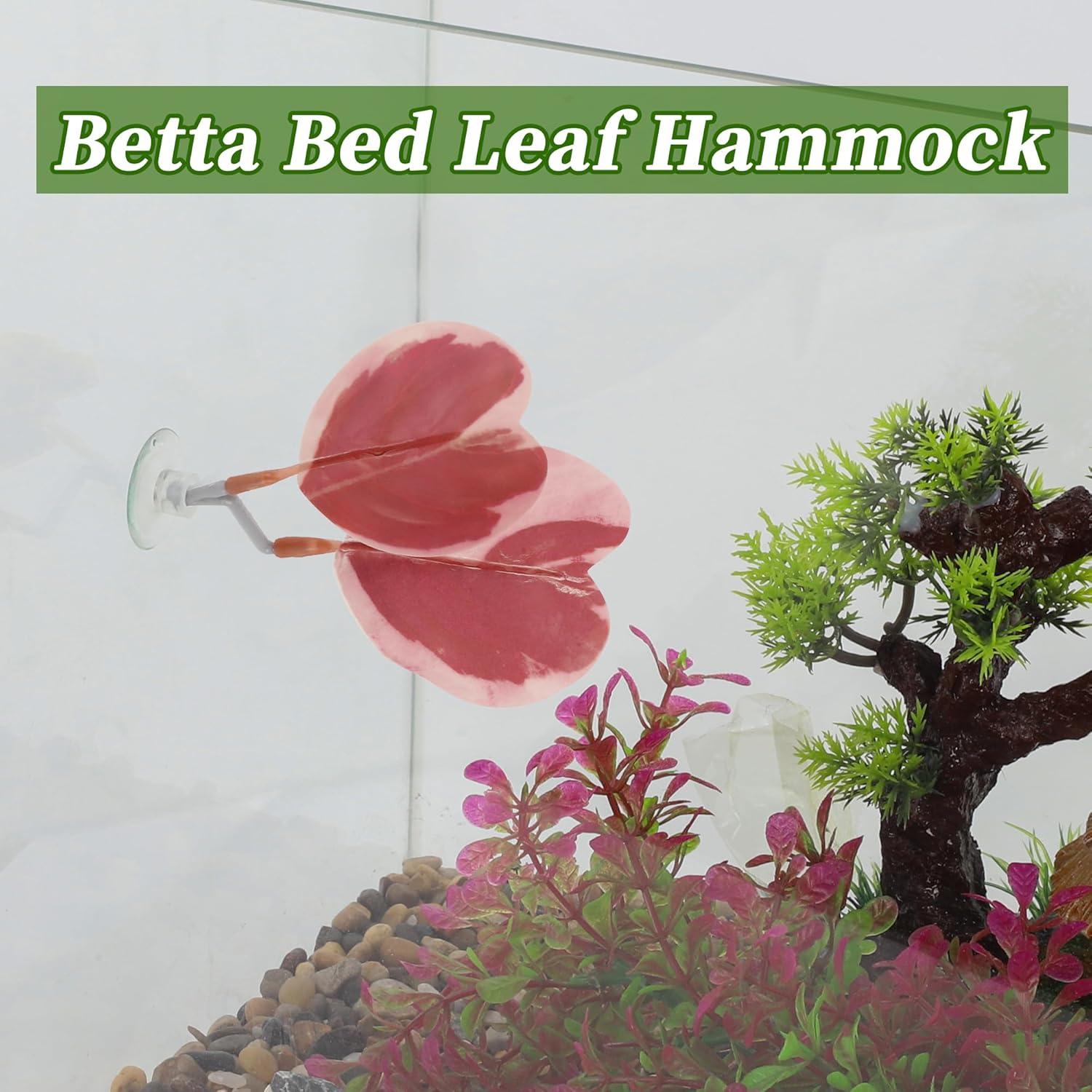 Cama para Betta CAPASTEC Rosa 2 Pcs con Ventosas 9x6cm