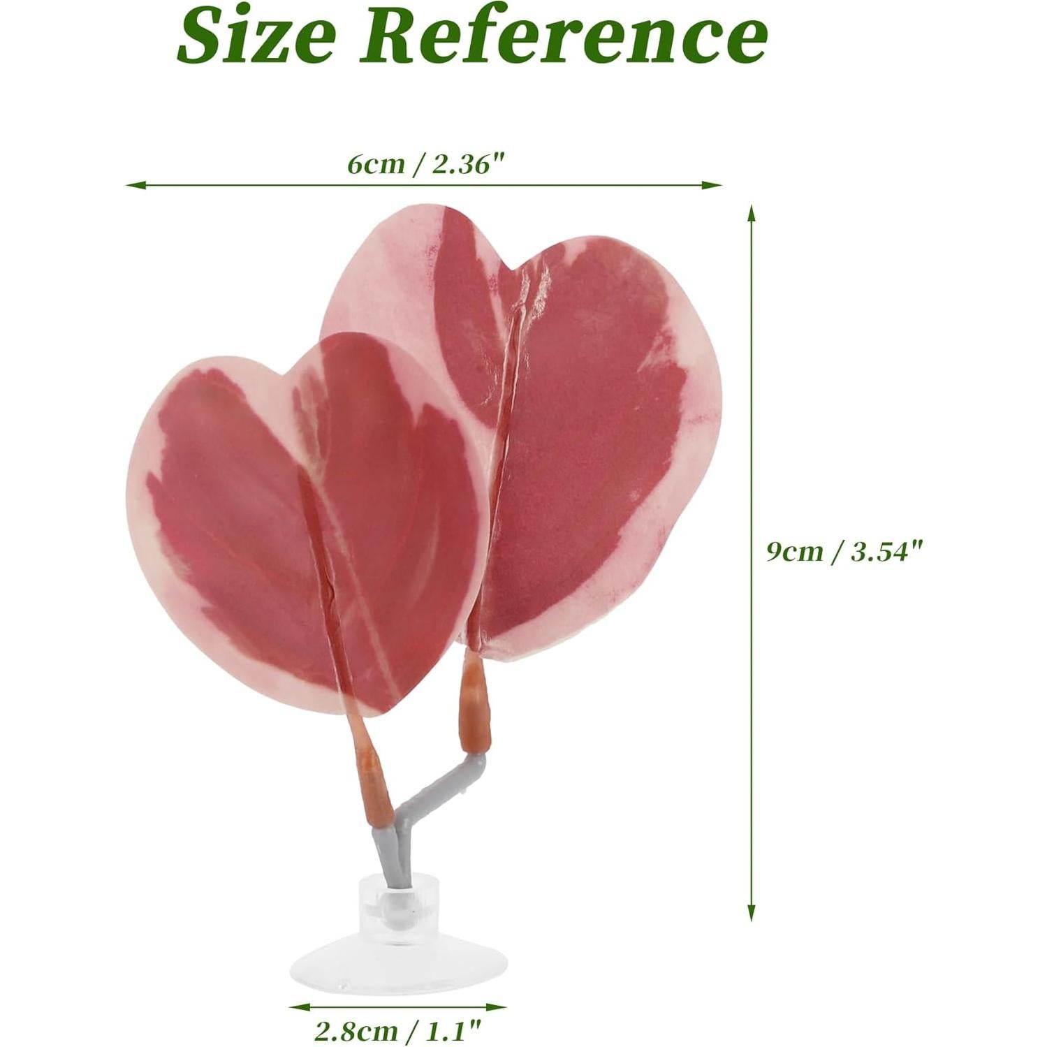 Cama para Betta CAPASTEC Rosa 2 Pcs con Ventosas 9x6cm