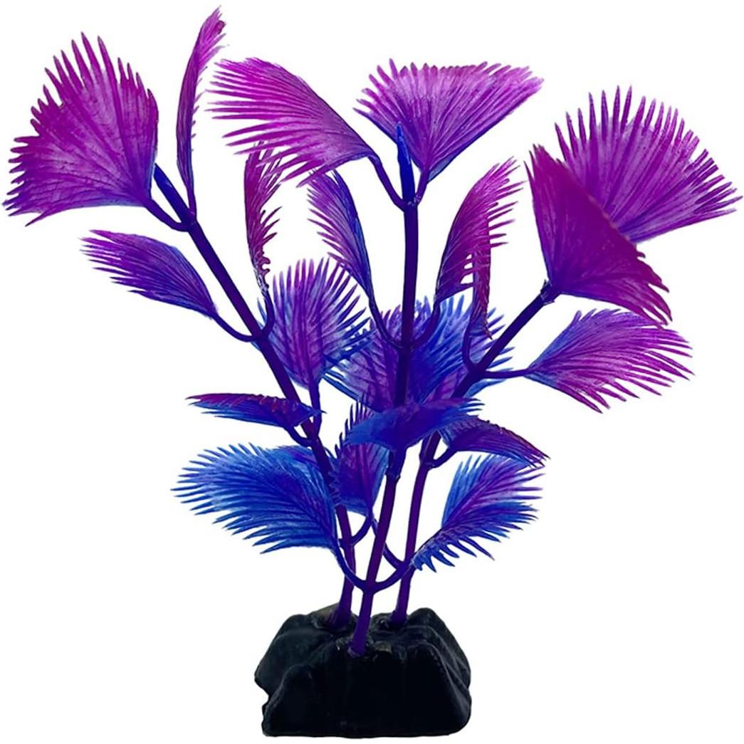 10 Plantas Artificiales para Acuario TANOMA - 5-10 cm