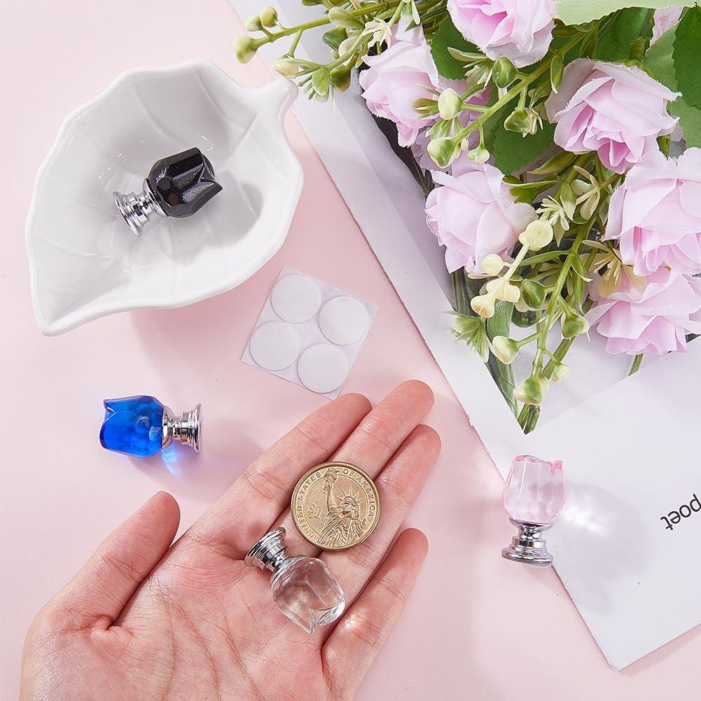 Botón de Inodoro Tulipán GORGECRAFT 4 Colores 4 Piezas