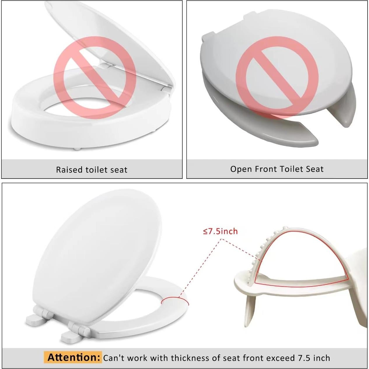 Deflector de Orina Universal TPE para Inodoro - Protector Antisalpicaduras