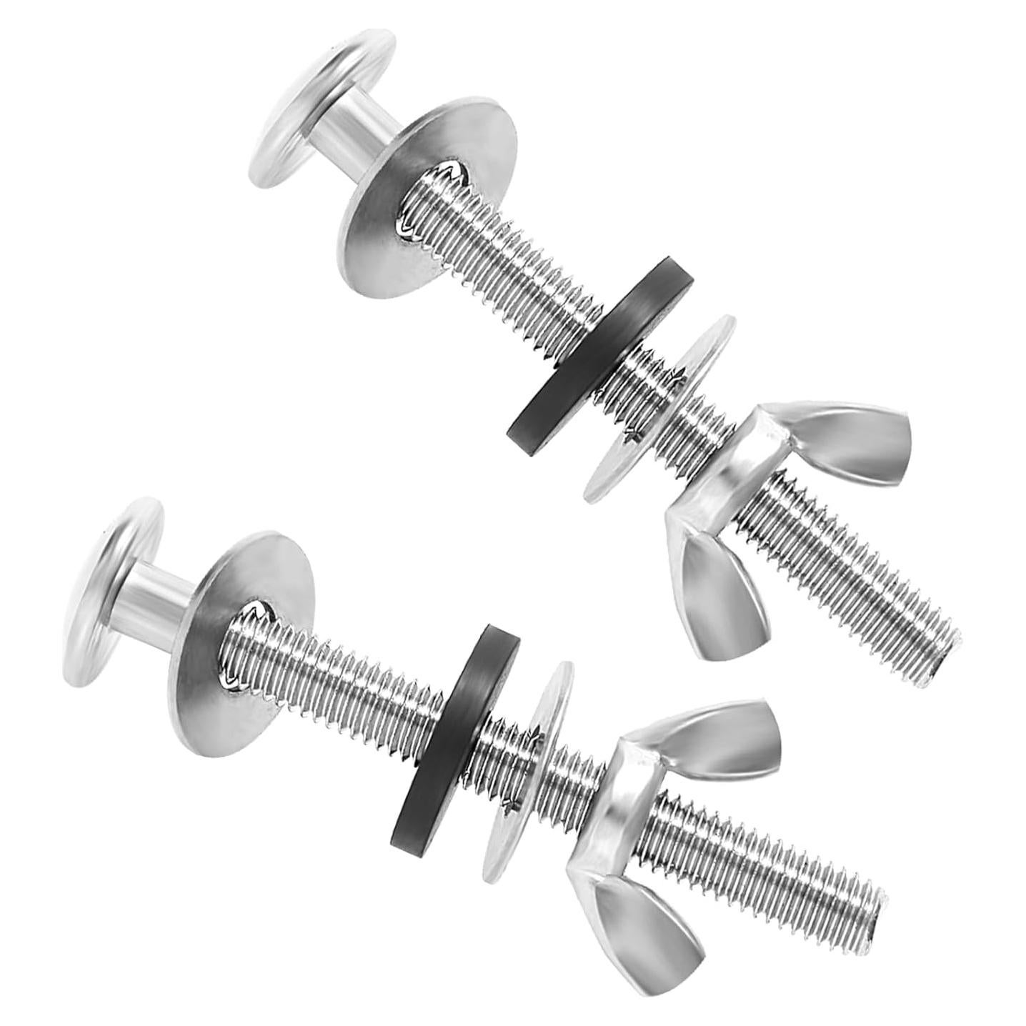 Kit de Tornillos para Asiento de Inodoro Horing 2PCS Acero Inoxidable 8cm