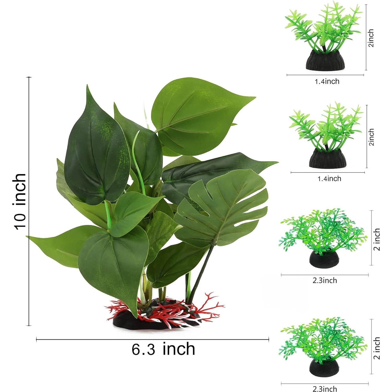 Plantas de Seda para Acuario ALEGI - 5 Unidades 25.4 cm